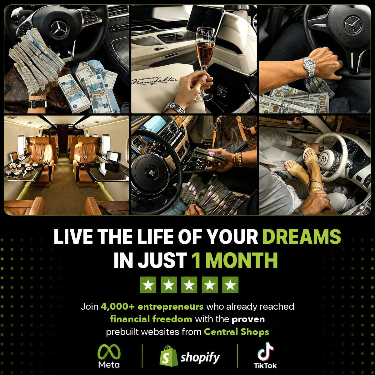 Live the life of your dreams with Central Shops